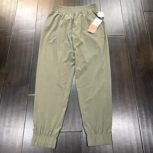 NEW Vuori Villa Joggers Pull On Pant High Waist Olive Green Women's Size S